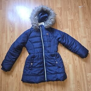 Tommy Hilfiger Dark Blue Fleece-Lined Jacket